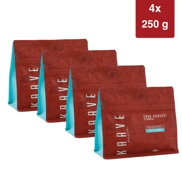 Türk Kahvesi İstanbul 250 Gr*4'lü Tanışma Paketi