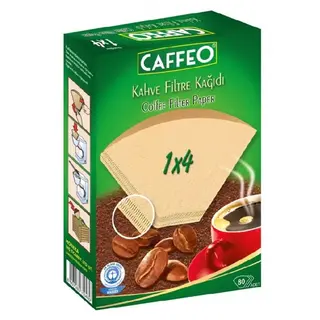 Caffeo Filtre Kahve Kağıdı 1x4 (11,5 cm) - Kahve Ekipmanları
