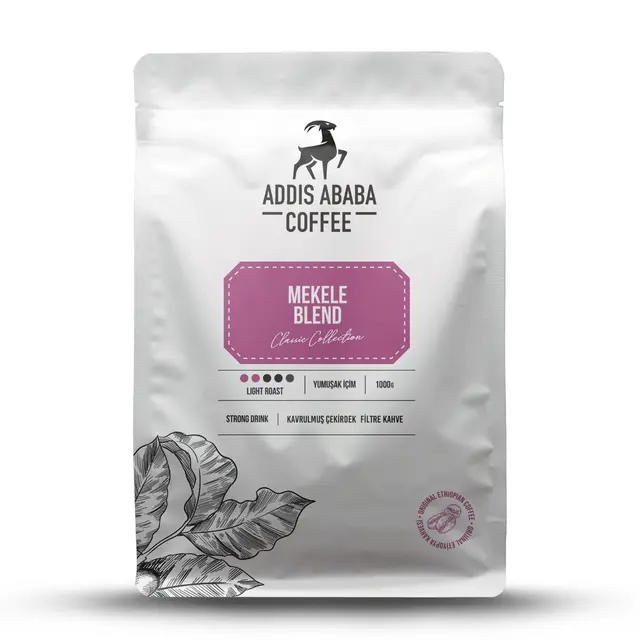 Mekele Blend Kavrulmuş Çekirdek Kahve 1000 Gr