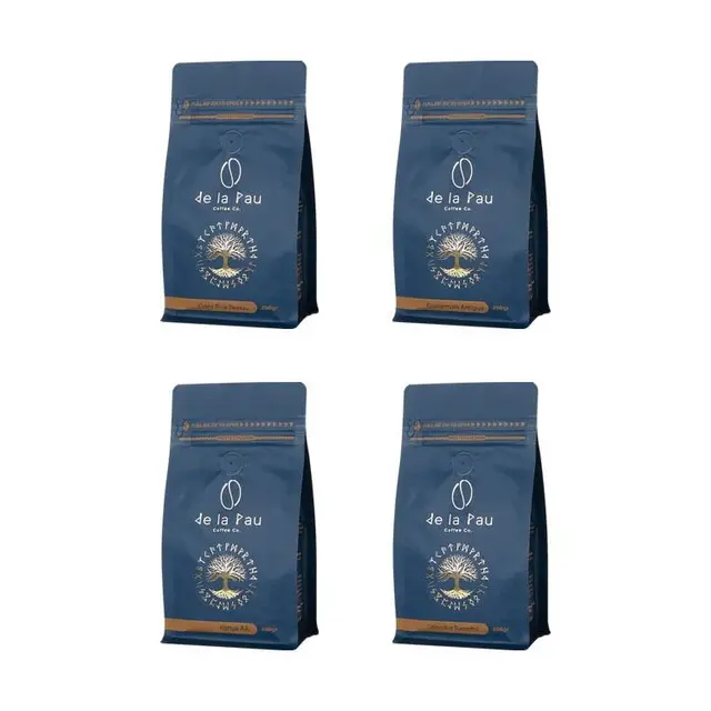 De la Pau Combo Dünya Kahveleri Tanışma Paketi 250 gr 4'lü Set