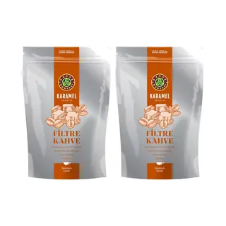 Kahve Dünyası Karamel Aromalı Öğütülmüş Filtre Kahve 500 g (2 x 250 g)