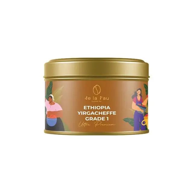 De La Pau Ethiopia Yirgacheffe Gr 1 Ultra Premium Seri Çekirdek Kahve 70 gr