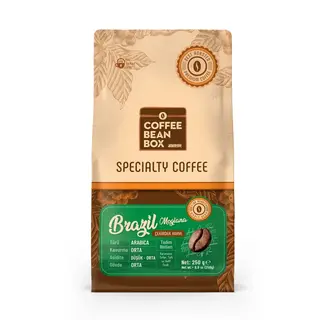 CoffeeBeanBox Brezilya Mogiana Kavrulmuş Çekirdek Kahve 250 gr