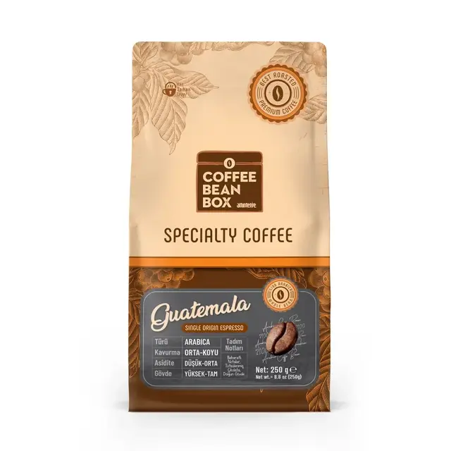 CoffeeBeanBox Guatemala Single Origin Espresso Çekirdek Kahve 250 gr