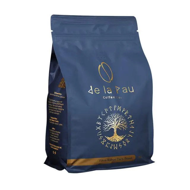 De La Pau Dark Roast Blend Filtre Kahve %80 Arabica Çekirdek 1 Kg