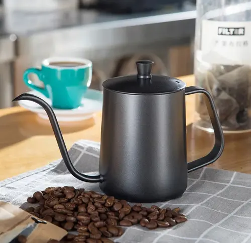 CoffeeHutt Cloud Kapaklı Barista Drip Kettle 600 ml