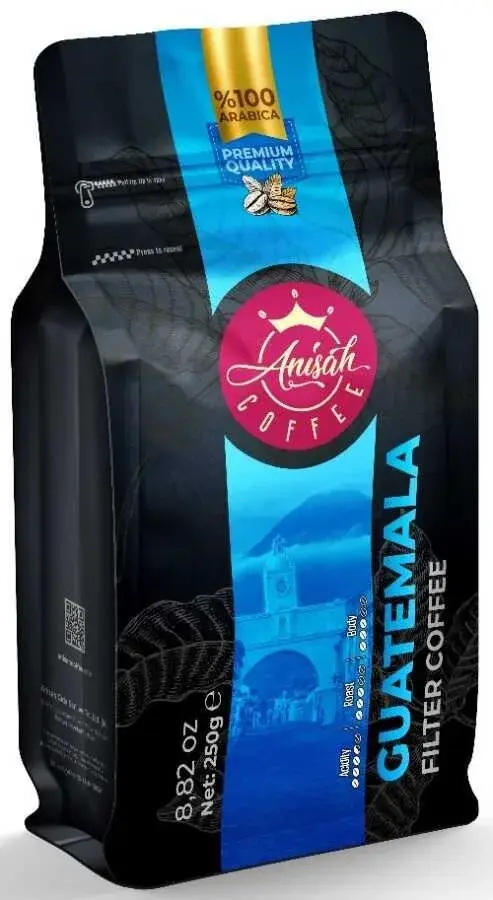 ANİŞAH FİLTRE KAHVE GUATEMALA ORTA KAVRULMUŞ-ÇEKİRDEK 250 GR