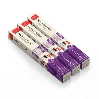 Nish Coffee Single Orijin Kapsül Kahve Guatemala (Nespresso Uyumlu) 3lü Set (30 Kapsül)