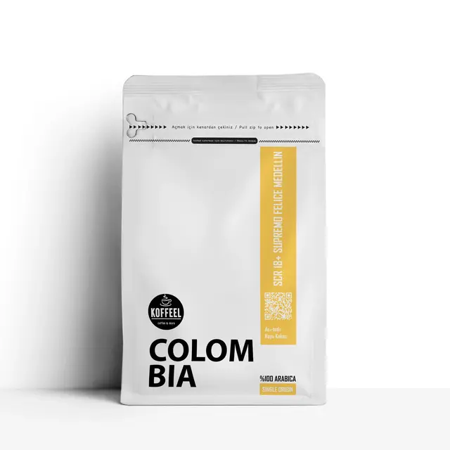 Colombia Supremo Scr 18+ Felice Medellin % 100 Arabica