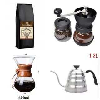 CoffeeHutt Chemex Kahve Demleme seti