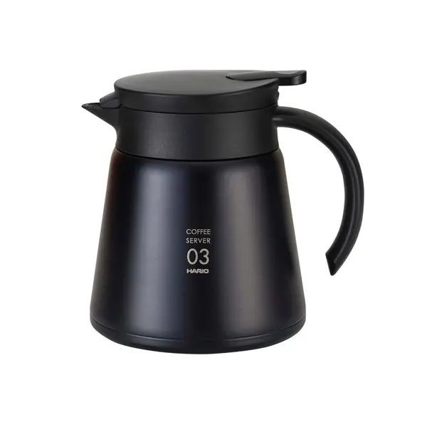 Hario Yalıtımlı Paslanmaz Servis Sürahisi Siyah (800 ml)
