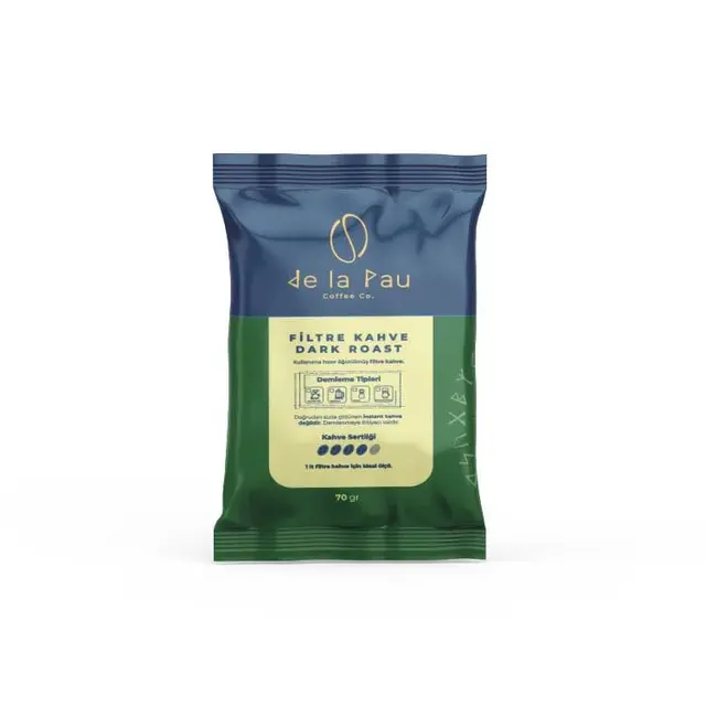 De La Pau Dark Roast Blend Filtre Kahve Öğütülmüş 70 Gr