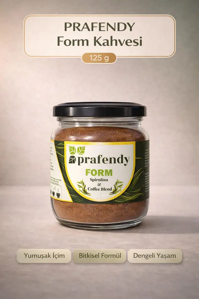 PRAFENDY FORM SPIRULINA KAHVE 125g
