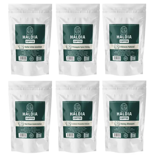 Haldia 6x100gr Nitelikli Kahve Tadım Seti