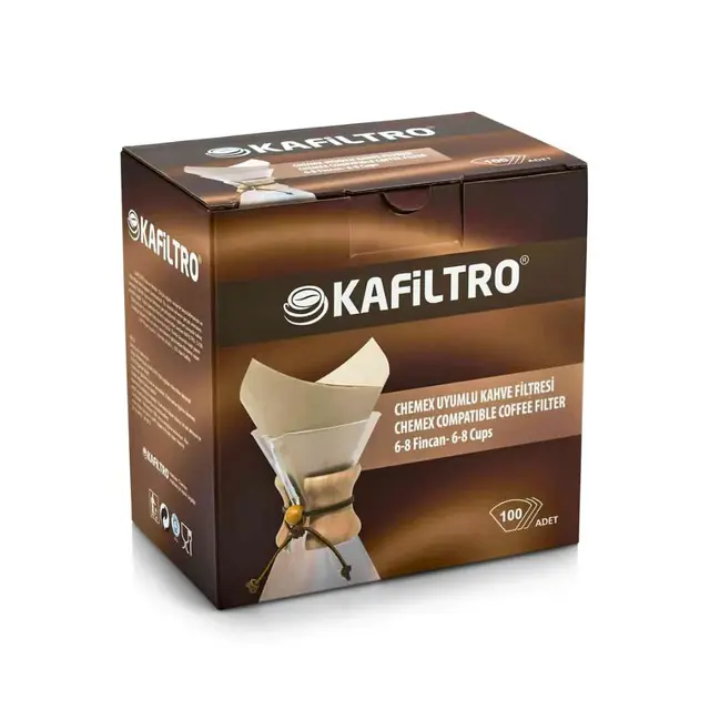 Kafıltro Chemex Filtre Kağıdı 6-8 (100ad)