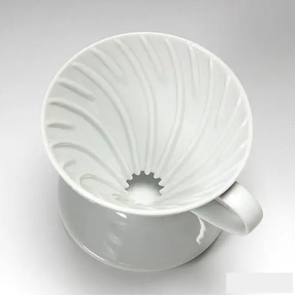V60 02 SERAMIK DRIPPER BEYAZ