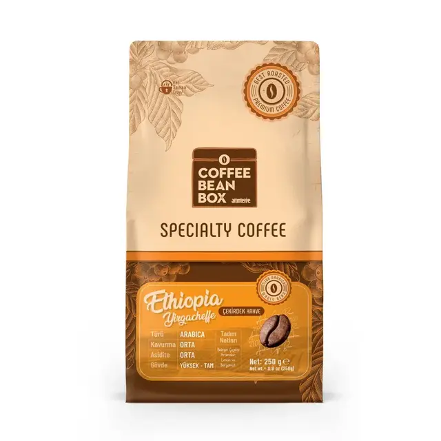 CoffeeBeanBox Ethiopia Yirgacheffe Grade 2 Kavrulmuş Çekirdek Kahve 250 gr