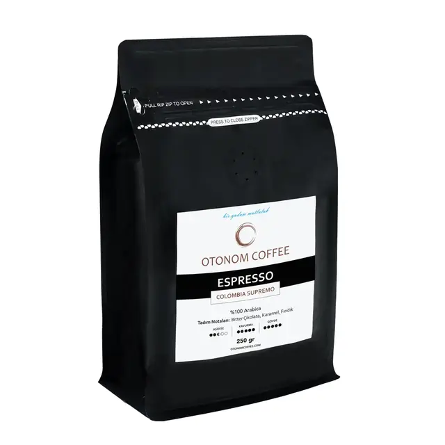 Kolombiya Supremo Single Origin Espresso 250 gr