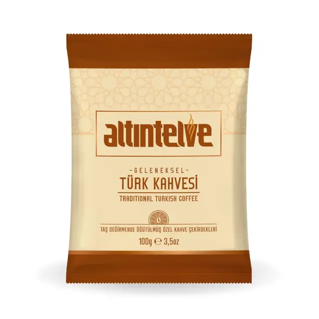 Altıntelve Türk Kahvesi 100 gr – Geleneksel Öğütülmüş Türk Kahvesi