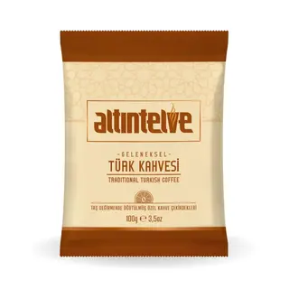 Altıntelve Türk Kahvesi 100 gr – Geleneksel Öğütülmüş Türk Kahvesi