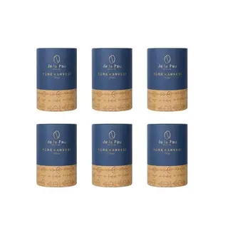 De La Pau Premium Türk kahvesi 250 gr x 6 adet (Silindir Kutu)