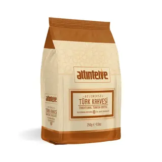 Altıntelve Türk Kahvesi 250 gr – Geleneksel Öğütülmüş Türk Kahvesi
