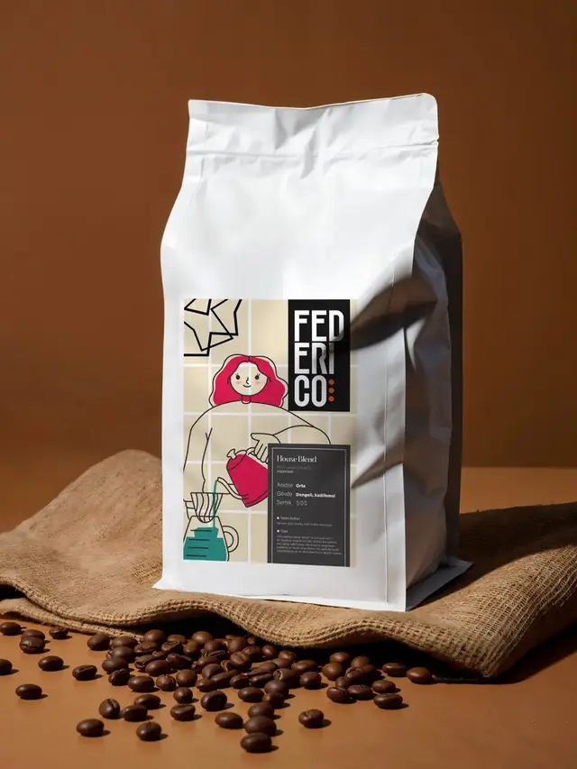 House Blend Espresso Kahve Çekirdeği – %100 Arabica
