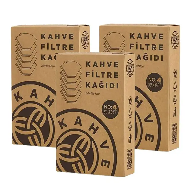 Kahve Dünyası Filtre Kahve Kağıdı No4 80li x 3 Adet