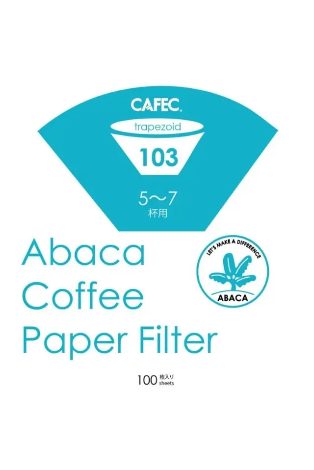 CAFEC ABACA TRAPEZOİD FİLTRE KAĞIDI-103(NO 4 UYUMLU)