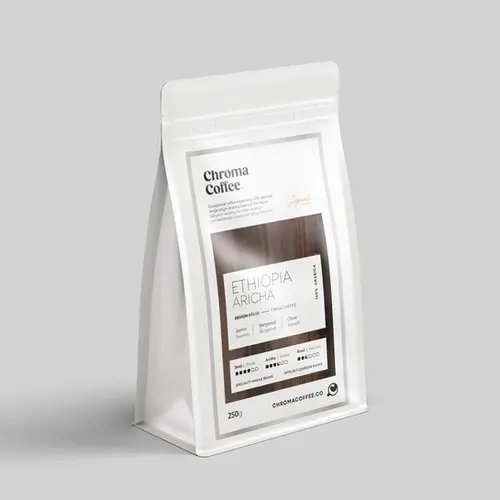 Chroma Coffee Ethiopia Aricha Çekirdek Kahve 250gr %100 Nitelikli Arabica