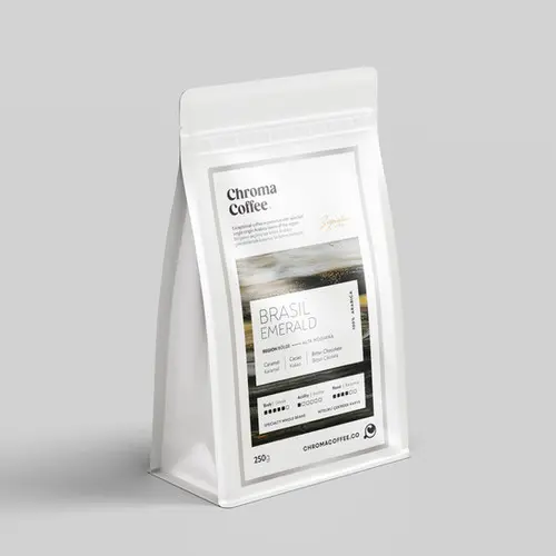 Chroma Coffee Brasil Emerald Çekirdek Kahve 250gr %100 Nitelikli Arabica
