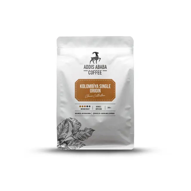 Kolombiya Single Orgin Çekirdek Kahve 250 Gr