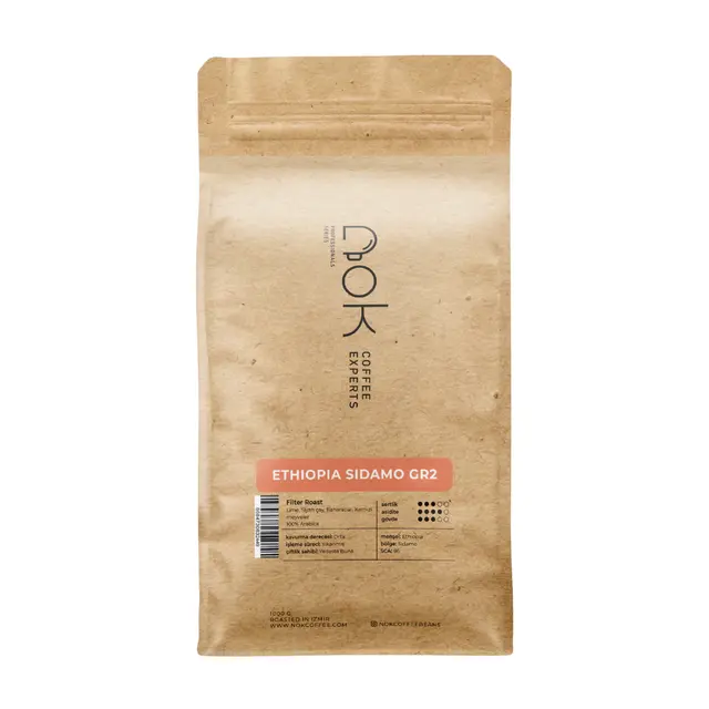 Ethiopia Sidamo Grade2 - Çekirdek (Öğütülmemiş) - 1 Kg