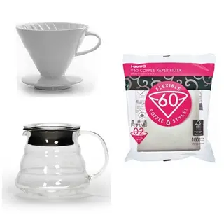 CoffeeHutt V60 Dripper Kahve Demleme Seti
