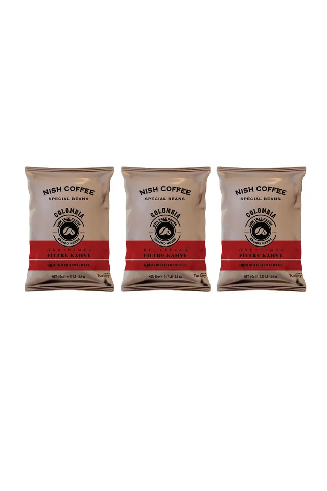 Nish Filtre Kahve Colombia 3x80 Gr.