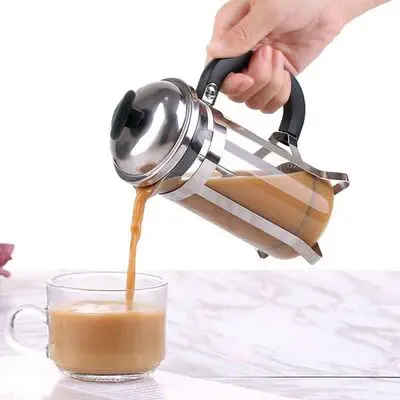 French Press Silver
