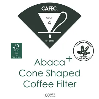 CAFEC ABACA PLUS FİLTRE KAĞIDI – CUP4