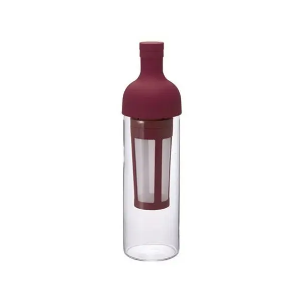 Hario Soğuk Demleme Filtreli Şişe Vişne Kırmızısı 650 ml