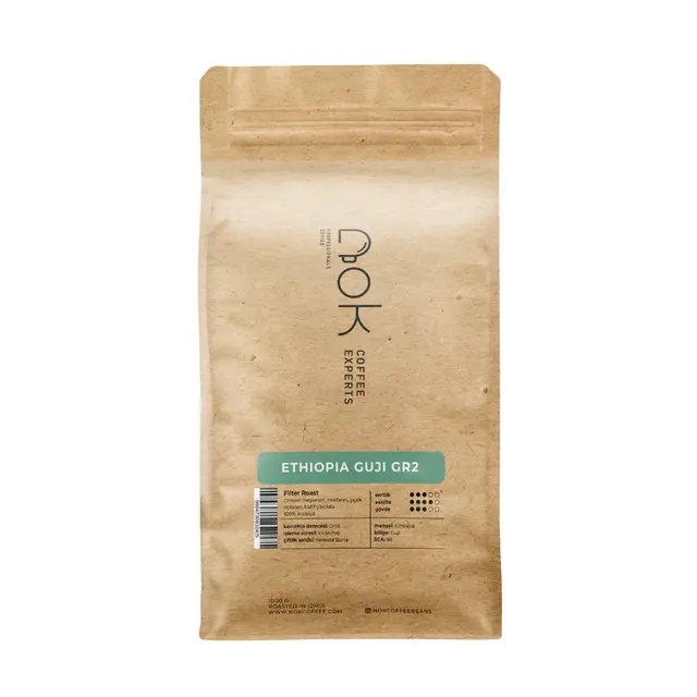 Ethiopia Guji Grade2 - Çekirdek (Öğütülmemiş) - 1 Kg