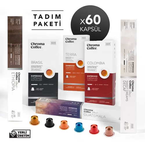 Tadım Paketi 60x Kapsül Kahve