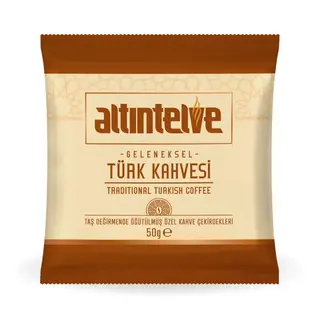 Altıntelve Türk Kahvesi 50 gr – Geleneksel Öğütülmüş Türk Kahvesi