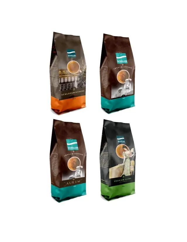 Schiller Çekirdek Kahve 4'lü Tanışma Seti French Press