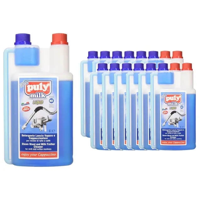 PULY MILK PLUS Süt Sistemi Temizleyicisi 1L x 12 Adet